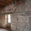 Standing building survey, Room 01, General view of S wall, Kellie Castle, Arbirlot