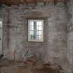 Standing building survey, Room 0/2, General view of bay window in NE corner, Kellie Castle, Arbirlot