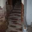 Standing building survey, Room 0/3, General view of staircase, Kellie Castle, Arbirlot