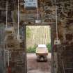 Standing building survey, Room 0/4, Detail of E-most door in N wall, Kellie Castle, Arbirlot