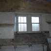 Standing building survey, Room 0/5, View of window in E wall, Kellie Castle, Arbirlot
