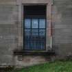 Standing building survey, Outlet house A, Detail of window on NE elevation, Alnwickhill Waterworks, Liberton Gardens, Edinburgh