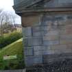 Standing building survey, Outlet house A, Detail view, Alnwickhill Waterworks, Liberton Gardens, Edinburgh