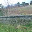 Watching brief, General view of wall, Alnwickhill Waterworks, Liberton Gardens, Edinburgh