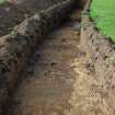 Evaluation photograph, Trench 1 completed, Land to SW of Birse Church, Birse, Aboyne