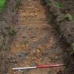 Evaluation photograph, Trench 2 excavated, Land to SW of Birse Church, Birse, Aboyne