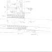 Archaeological evaluation, Scanned drawing no 8, Cathcart Road, Glasgow