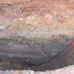 Trial trench evaluation, Test pit adjacent to cairn 1, Kilmelford, Argyll