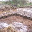 Trial trench evaluation, Cairn 3 after removal of SW quadrant, Kilmelford, Argyll