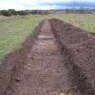 Archaeological evaluation, General trench shot, East Beechwood Farm, Highland