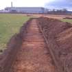 Archaeological evaluation, General trench shot, East Beechwood Farm, Highland