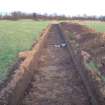 Archaeological evaluation, General trench shot, East Beechwood Farm, Highland