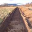 Archaeological evaluation, General trench shot, East Beechwood Farm, Highland