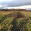 Archaeological evaluation, General view, East Beechwood Farm, Highland