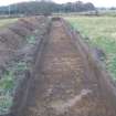 Archaeological evaluation, General trench shot, East Beechwood Farm, Highland