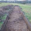 Archaeological evaluation, General trench shot, East Beechwood Farm, Highland