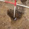 Archaeological excavation, Detail view, East Beechwood Farm, Highland