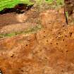 Archaeological excavation, Aerial view, East Beechwood Farm, Highland