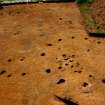 Archaeological excavation, Aerial view, East Beechwood Farm, Highland