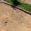 Archaeological excavation, Aerial view, East Beechwood Farm, Highland