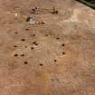 Archaeological excavation, Aerial view, East Beechwood Farm, Highland