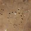 Archaeological excavation, Aerial view, East Beechwood Farm, Highland