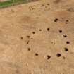 Archaeological excavation, Aerial view, East Beechwood Farm, Highland