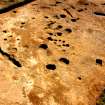 Archaeological excavation, Aerial view, East Beechwood Farm, Highland