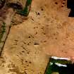 Archaeological excavation, Aerial view, East Beechwood Farm, Highland