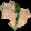 Archaeological excavation, Aerial view, East Beechwood Farm, Highland