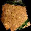 Archaeological excavation, Aerial view, East Beechwood Farm, Highland