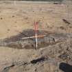 Watching brief, S facing section through Ring-ditch [3463] associated with Roundhouse Structure 20, East Beechwood Farm, Highland