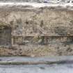 Archaeological excavation, Detail of recessed iron beams (017/018), Glasgow Commonwealth Games Village, Dalbeath, Glasgow
