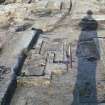 Archaeological excavation, Detail of machine base, Glasgow Commonwealth Games Village, Dalbeath, Glasgow