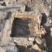 Archaeological excavation, Concrete floor and chute, Glasgow Commonwealth Games Village, Dalbeath, Glasgow