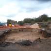 Archaeological evaluation, Trench 5 from W, Westermains, Kirkintilloch