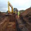 Archaeological evaluation, General view, Westermains, Kirkintilloch