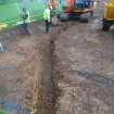 Watching brief, Drainage digging at S end, Peffermill Playing Fields, Peffermill Road, Edinburgh
