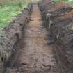 Archaeological evaluation, Post-excavation general view of Trench 12, Former Forrest Furnishings, Thornybank Industrial Estate, Dalkeith