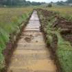 Archaeological evaluation, Trench 2 post-excavation, A77 Pedstrian bridge (High Glengall), Corton, Ayr