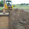 Archaeological evaluation, Made ground and rubbish in Trench 6, A77 Pedstrian bridge (High Glengall), Corton, Ayr