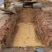 Archaeological evaluation, Trench 6 Post excavation, Crawford's Bakery, McDonald Road (Bellevue Road), Edinburgh