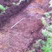 Archaeological evaluation, Plough furrows in trench 35, Townend Brae, Phase 2, Symington