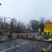 Watching brief, Pre-excavation view of site, Carpark, St Ninian's Way, Linlithgow