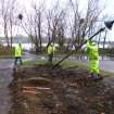 Watching brief, Modern ceramic drain and removal of lamp post in N of car park, Carpark, St Ninian's Way, Linlithgow