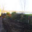 Watching brief, E wall of site [012] – centre, Carpark, St Ninian's Way, Linlithgow