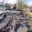 Watching brief, View showing tarmac removed from NE of site, Carpark, St Ninian's Way, Linlithgow