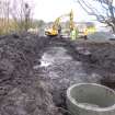 Watching brief, Filter Trench during excavation, Carpark, St Ninian's Way, Linlithgow