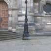 Watching brief, Iron lamppost, McEwan Hall, Teviot Place, Edinburgh