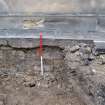 Watching brief, Sandstone retaining wall to S of McEwan Hall, McEwan Hall, Teviot Place, Edinburgh